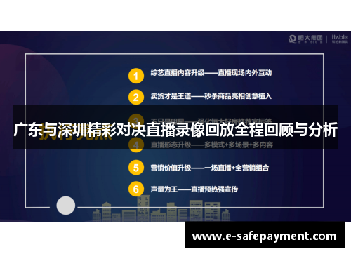 广东与深圳精彩对决直播录像回放全程回顾与分析